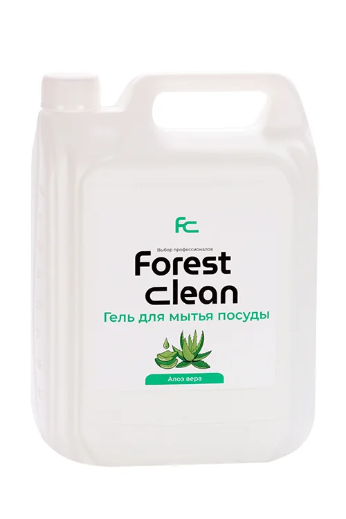 Гель Forest clean Алоэ вера для мытья посуды 5 л