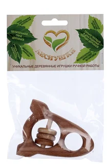 Погремушка-грызунок Леснушки Ракета