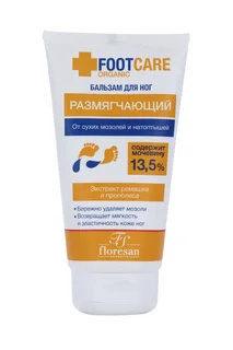 Бальзам Floresan Organic Foot Care для ног от сухих мозол / натопт с экстрактом ромаш / пропол 150 мл