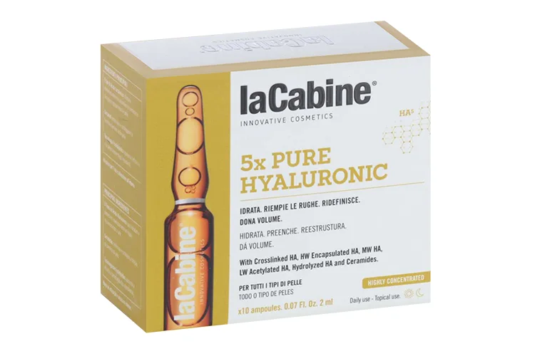 Комплекс La Cabine 5xPure Hyaluronic в ампулах 2 мл 10 шт