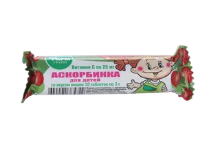 Аскорбинка Вишня 3 гр 10 шт таблетки