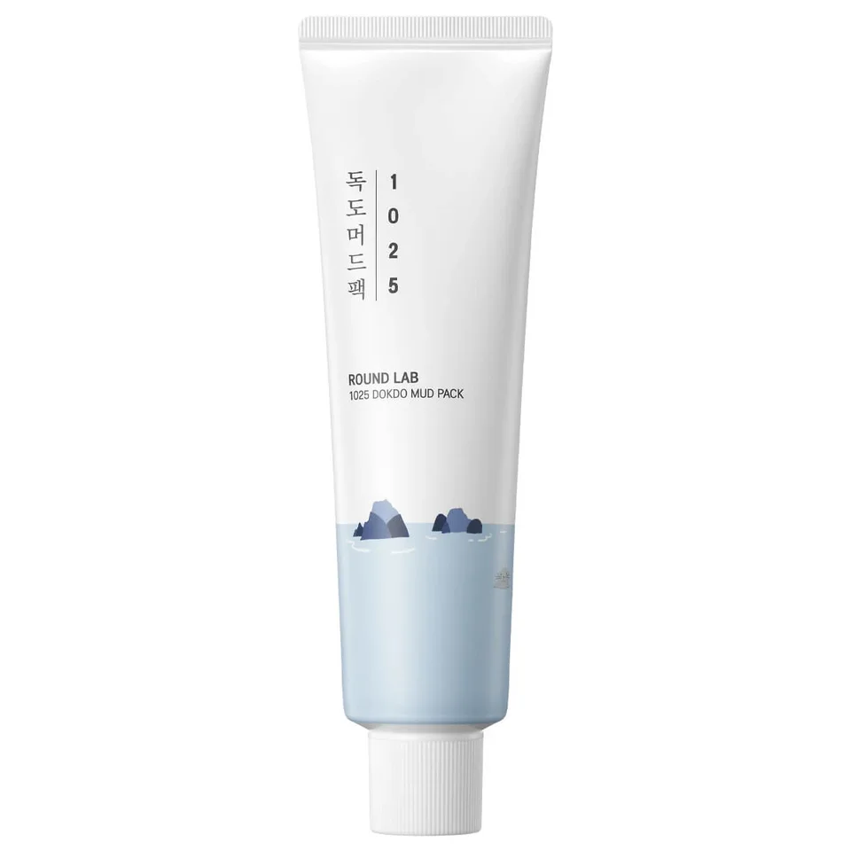 Очищающая глиняная маска с морской водой 1025 Dokdo Mud Pack, 100 мл, Round LAB