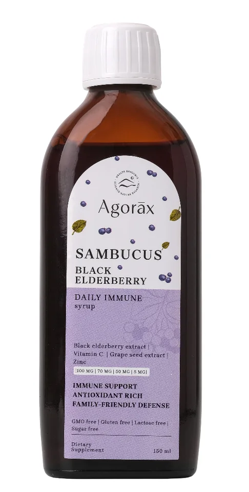 Агоракс Самбукус Чepная Бузина (Agorax Sumbucus Black Elderberry) со вкусом клубники жидкость 150 мл