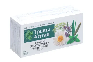 Желудочно-кишечный сбор серии Алтай 1,5 гр 20 шт