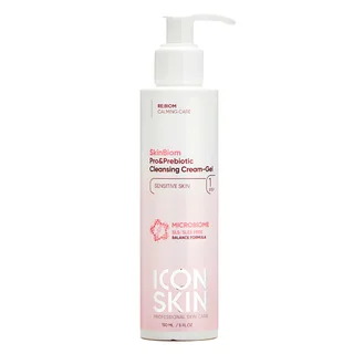Skinbiom Очищающий крем-гель для умывания c про- и пребиотиками, 150 мл, Icon Skin