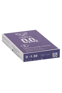 Контактные линзы Adria O2O2 мягкие / корригирующие / дневные / ежемесячные -1,5/14,2/8,6 6 шт