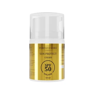 Солнцезащитный крем SPF50 Perfotesoro, 50 мл