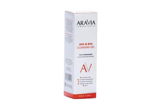 Гель Aravia Laboratories очищающий с АНА и ВНА кислотами 150 мл