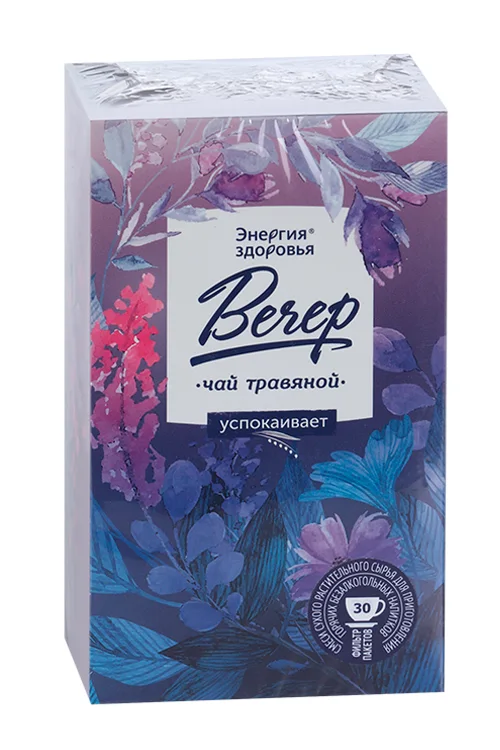 Фиточай Энергия Здоровья вечер релаксация 2 гр 30 шт