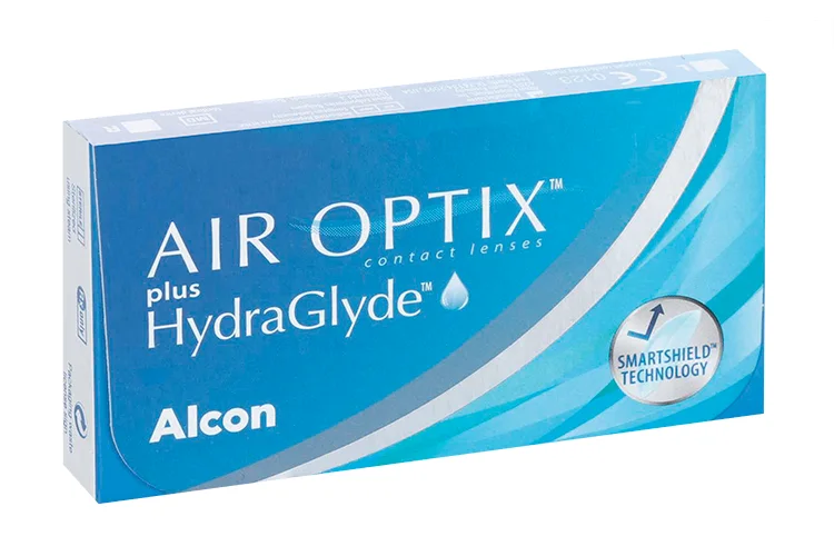 Контактные линзы Air Optix plus HydraGlyde (3) ежемесячные -7,5/14,20/8,6 3 шт