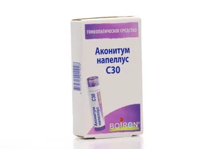 Гомеопатические монокомпонентные препараты растительного происхождения 4 гр гранулы гомеопатические C30 Аконитум Напеллус
