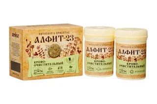 Алфит 23 Кровоочистительный утренний вечерний 60 брикетов