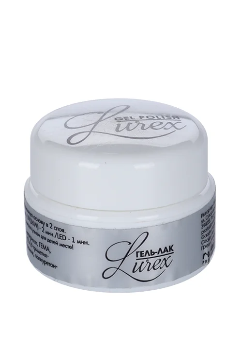 Гель-лак RuNail Professional Lurex для ногтей декор / платина 5 мл