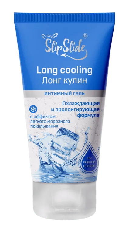 Гель-смазка интим СлипСлайд охлаж для пролонгир формула (Long cooling) 50 мл