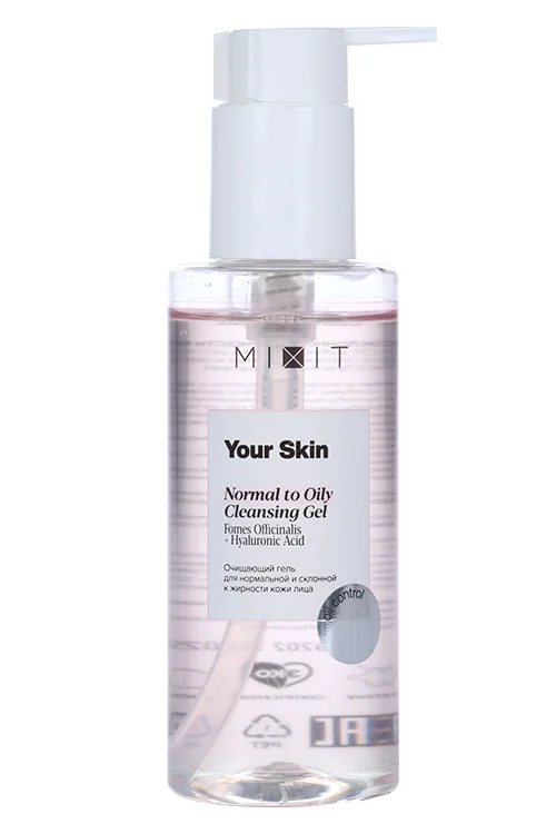 Гель Mixit Your Skin очищающий для нормальной и жирной кожи лица 150 мл