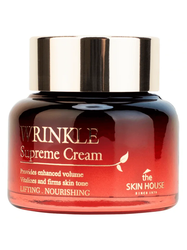 Питательный крем разглаживающий морщины с женьшенем "Wrinkle Supreme" 50 мл THE Skin House