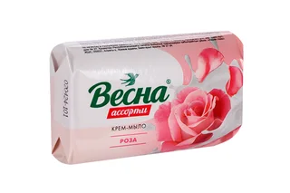 Мыло Весна Ассорти роза 90 гр