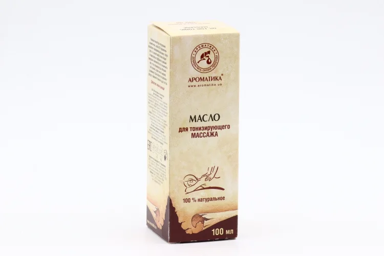 Масло массажное для тонизирующего массажа с распылителем 100 мл Ароматика