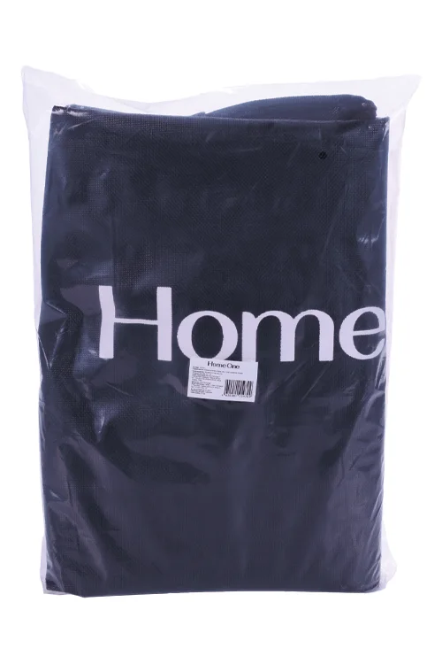 Корзина для белья Home One полиэстер черная