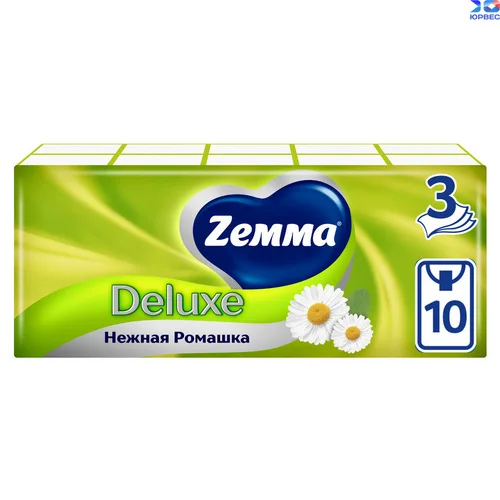 Платки Zemma deluxe нежная ромашка, 10 шт