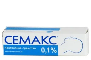 Семакс капли 0.1 % 3 мл