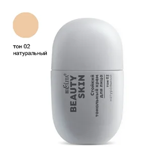 Belita Beauty Skin Крем тональный Стойкий для лица тон 02 натуральный 35 мл