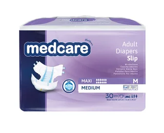 Подгузники Medcare для взрослых Maxi M 85-125 см. 30 шт (Ночные)