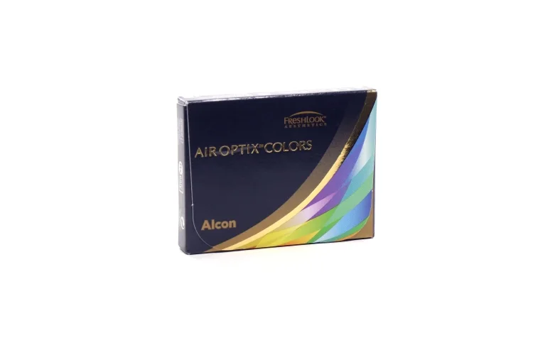 Линзы Alcon Air Optix Colors контакт цвет ежемес (диоптрия -3,0) 2 шт серебристый серый