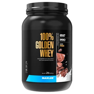 Протеин многокомпонентный 100% Голден Вэй (Golden Whey), вкус Молочный шоколад, 907 г, Maxler