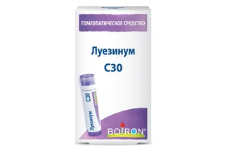 Гомеопатические монокомпонентные препараты животного происхождения 4 гр гранулы гомеопатические C30 Луезинум