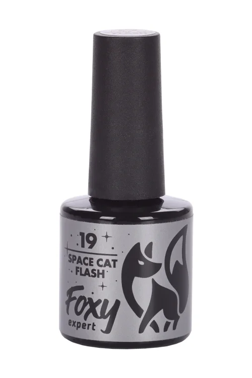 Гель-лак Foxy Expert Space CAT Flash светоотражающий для ногтей №19 8 мл