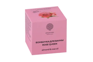 Бомбочка Salt of the Earth Rose Queen с бутонами роз / эфир масл роз дерева / гимал солью для ванны 150 гр