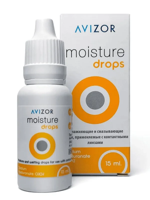 Капли Для Конт. Линз Avizor Moisture 15 мл
