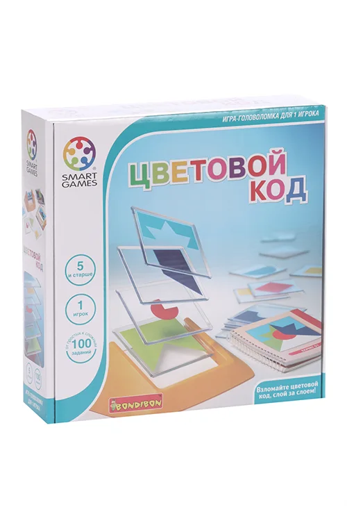 Игра-головоломка Bondibon развивающая Цветовой код