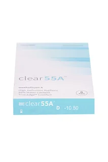 Линзы Clearlab Clear55 А контактные R 8,7 (диоптрия -10,50) 6 шт