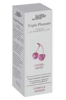 Эликсир для интимного ухода Juleju Triple Pleasure горячая вишня 10241juleju 65 гр