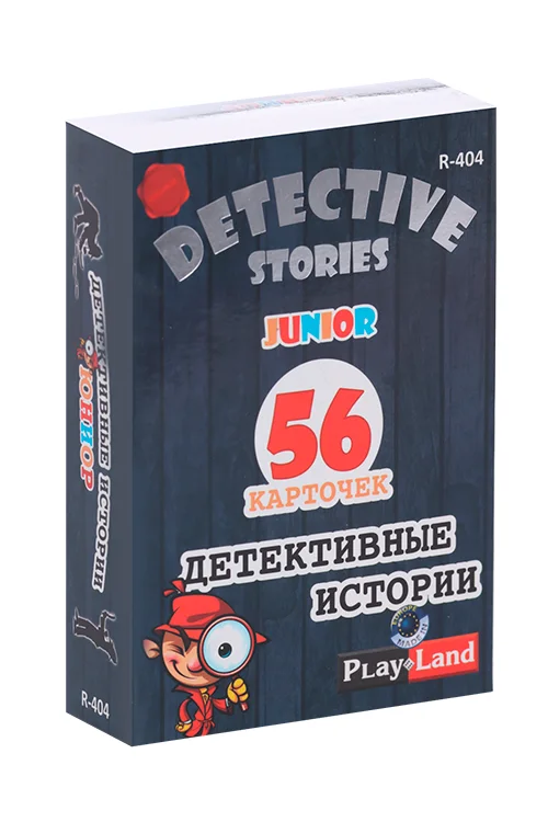 Настольная игра Play Land Junior детективный истории 56 карточек