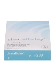 Линзы Clearlab Clear all-day контактные R 8,6 (диоптрия -3,25) 6 шт
