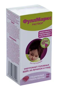 Набор Фулл Маркс педикулицидный расческа / раствор 100 мл