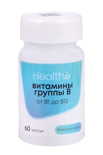 Витамины группы В HealthIs 60 шт капсулы