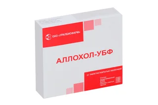 Аллохол 24 шт таблетки покрытые пленочной оболочкой