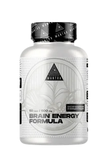 Mantra "Brain Energy Support" - 60 капсул 750 мг
