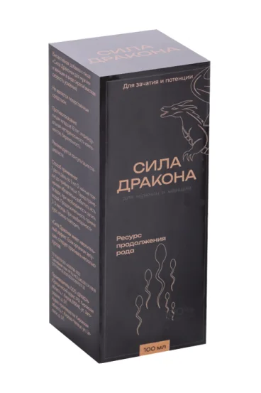 Энергия и сила Сила Дракона для мужчин / женщин 100 мл сироп
