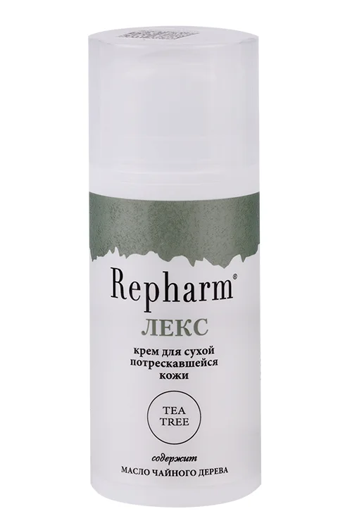 Крем Repharm Лекс с маслом чайного дерева для сухой кожи 100 гр