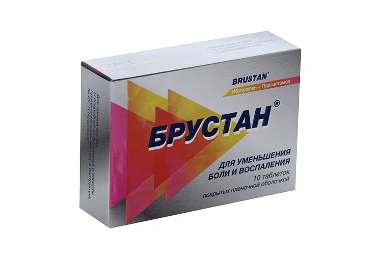 Брустан таблетки 400+325 мг 10 шт