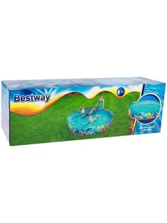 Бассейн Одиссея жёсткий борт 244×46 см от 3 лет 55031 Bestway