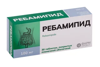 Ребамипид 100 мг 30 шт таблетки покрытые пленочной оболочкой