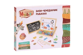 Игрушка-доска Mapacha Бизи-чемонадчик Рыбалка магнитная для рисования