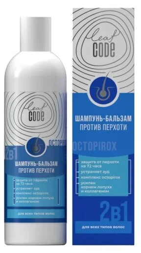 Шампунь-бальзам 2в1 п/перхоти для всех типов волос 250 мл