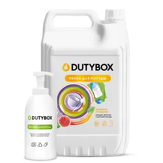 Эко-пенка Dutybox для посуды инжир и мелисса 5 л. (+ёмкость в подарок)